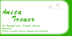 anita treuer business card